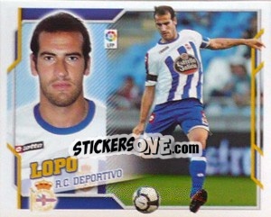 Cromo Lopo (5) - Liga Spagnola 2010-2011 n. 128 - Colecciones ESTE