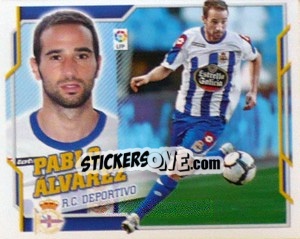 Sticker Pablo Alvarez (10A) - Liga Spagnola 2010-2011 - Colecciones ESTE