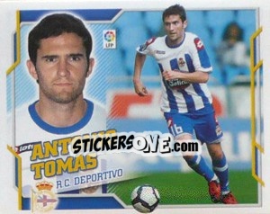 Sticker Antonio Tomas (12A) - Liga Spagnola 2010-2011 n. 137 - Colecciones ESTE