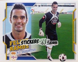 Cromo Felipe Ramos (2B)  COLOCA - Liga Spagnola 2010-2011 - Colecciones ESTE