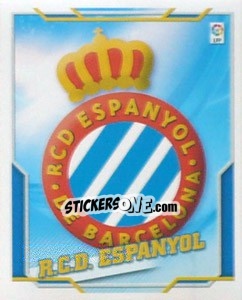 Sticker Escudo ESPANYOL - Liga Spagnola 2010-2011 n. 151 - Colecciones ESTE