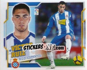 Cromo Victor Ruiz (4) - Liga Spagnola 2010-2011 - Colecciones ESTE