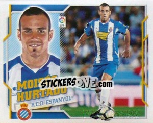 Cromo Moises Hurtado (9) - Liga Spagnola 2010-2011 n. 163 - Colecciones ESTE