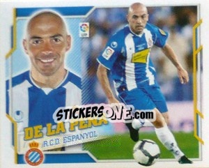 Sticker De la Pena (12A) - Liga Spagnola 2010-2011 - Colecciones ESTE