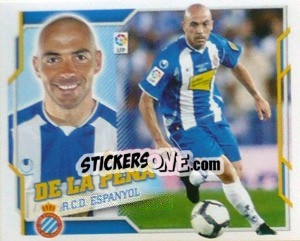 Sticker De la Pena (12A) - Liga Spagnola 2010-2011 n. 166 - Colecciones ESTE