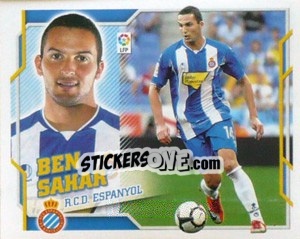 Sticker Ben Sahar (14B) - Liga Spagnola 2010-2011 n. 170 - Colecciones ESTE