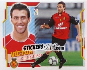 Figurina Victor (14A) - Liga Spagnola 2010-2011 n. 347 - Colecciones ESTE