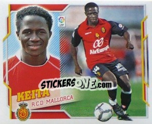 Sticker Keita (14B) - Liga Spagnola 2010-2011 n. 348 - Colecciones ESTE