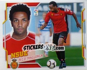 Sticker Nsue (12B) COLOCA - Liga Spagnola 2010-2011 - Colecciones ESTE