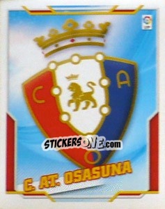 Sticker Escudo C. AT. OSASUNA - Liga Spagnola 2010-2011 n. 361 - Colecciones ESTE