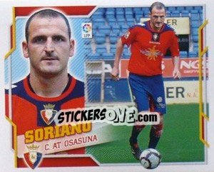Sticker Soriano (9) - Liga Spagnola 2010-2011 n. 374 - Colecciones ESTE