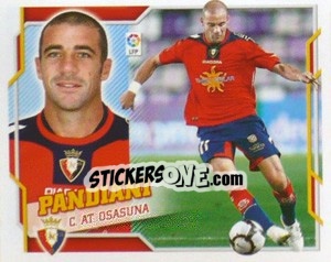 Sticker Pandiani (15) - Liga Spagnola 2010-2011 n. 381 - Colecciones ESTE