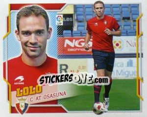 Sticker Lolo (7B)  COLOCA - Liga Spagnola 2010-2011 - Colecciones ESTE