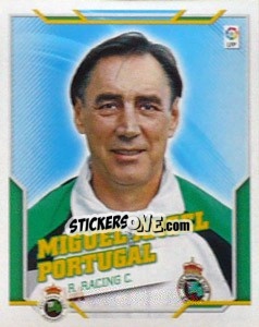 Sticker Miguel Angel Portugal - Liga Spagnola 2010-2011 - Colecciones ESTE