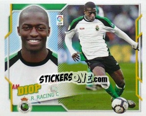 Sticker Diop (9) - Liga Spagnola 2010-2011 n. 402 - Colecciones ESTE