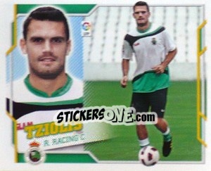 Sticker Tziolis (9B)  COLOCA - Liga Spagnola 2010-2011 - Colecciones ESTE