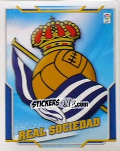 Figurina Escudo REAL SOCIEDAD - Liga Spagnola 2010-2011 - Colecciones ESTE