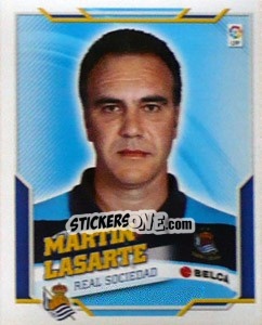 Sticker Martín Lasarte - Liga Spagnola 2010-2011 n. 422 - Colecciones ESTE