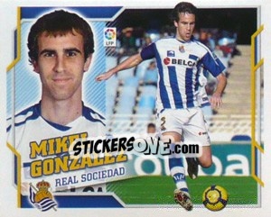 Sticker Mikel Gonzalez (6) - Liga Spagnola 2010-2011 n. 428 - Colecciones ESTE
