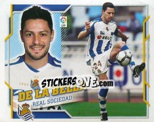 Sticker De la Bella (7A) - Liga Spagnola 2010-2011 - Colecciones ESTE