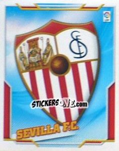 Sticker Escudo SEVILLA - Liga Spagnola 2010-2011 n. 451 - Colecciones ESTE