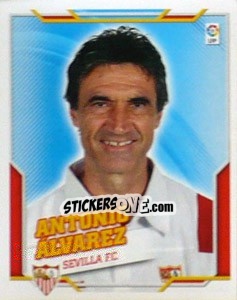 Sticker Antonio Álvarez - Liga Spagnola 2010-2011 n. 452 - Colecciones ESTE