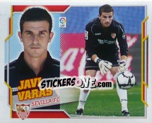 Sticker Javi Varas (2) - Liga Spagnola 2010-2011 n. 454 - Colecciones ESTE