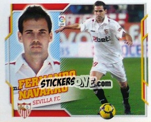 Sticker Fernando Navarro (7A) - Liga Spagnola 2010-2011 n. 461 - Colecciones ESTE
