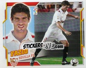 Sticker Fazio (8A) - Liga Spagnola 2010-2011 - Colecciones ESTE
