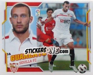 Sticker Guarente (10) - Liga Spagnola 2010-2011 n. 467 - Colecciones ESTE