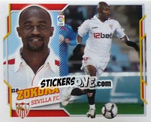 Sticker Zokora (11) - Liga Spagnola 2010-2011 n. 468 - Colecciones ESTE