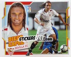 Sticker Diego Capel (13) - Liga Spagnola 2010-2011 - Colecciones ESTE
