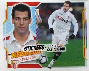 Cromo Negredo (14B) - Liga Spagnola 2010-2011 - Colecciones ESTE