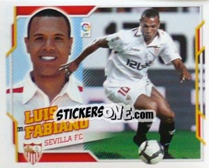 Sticker Luis Fabiano (15) - Liga Spagnola 2010-2011 - Colecciones ESTE