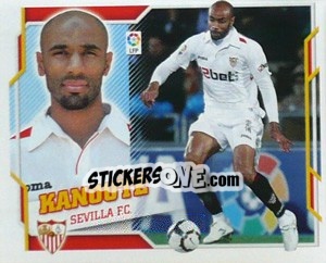 Sticker Kanoute (16) - Liga Spagnola 2010-2011 - Colecciones ESTE