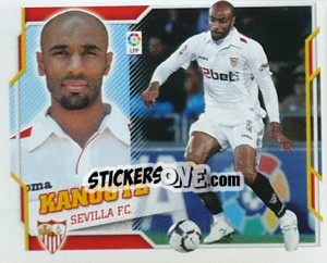 Sticker Kanoute (16) - Liga Spagnola 2010-2011 n. 474 - Colecciones ESTE