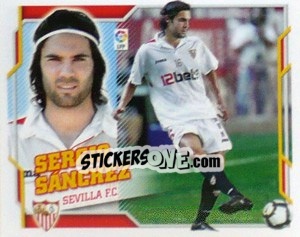 Sticker Sergio Sanchez (4B) COLOCA - Liga Spagnola 2010-2011 n. 477 - Colecciones ESTE