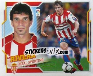 Sticker Rivera (9) - Liga Spagnola 2010-2011 n. 494 - Colecciones ESTE