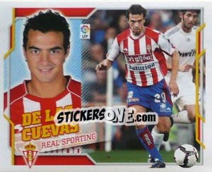 Sticker De las Cuevas (10) - Liga Spagnola 2010-2011 n. 495 - Colecciones ESTE