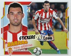 Sticker Barral (16) - Liga Spagnola 2010-2011 n. 502 - Colecciones ESTE