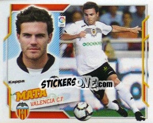 Cromo Mata (14A) - Liga Spagnola 2010-2011 n. 529 - Colecciones ESTE