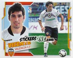 Cromo Vicente (14B) - Liga Spagnola 2010-2011 - Colecciones ESTE