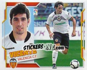 Sticker Vicente (14B) - Liga Spagnola 2010-2011 n. 530 - Colecciones ESTE