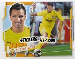 Cromo Angel (3) - Liga Spagnola 2010-2011 - Colecciones ESTE