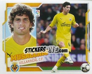 Sticker Musacchio (6A) - Liga Spagnola 2010-2011 n. 548 - Colecciones ESTE