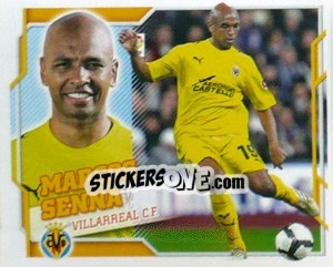 Cromo Marcos Senna (8A) - Liga Spagnola 2010-2011 n. 551 - Colecciones ESTE