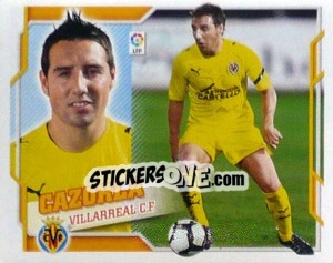 Sticker Cazorla (12) - Liga Spagnola 2010-2011 n. 556 - Colecciones ESTE