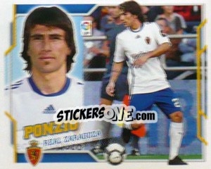 Sticker Ponzio (8) - Liga Spagnola 2010-2011 - Colecciones ESTE