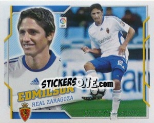 Sticker Edmilson (11) - Liga Spagnola 2010-2011 n. 586 - Colecciones ESTE