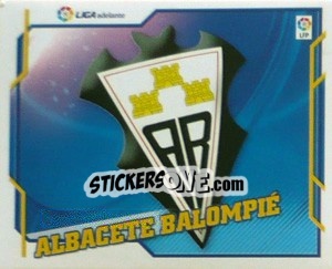 Cromo ESCUDO Albacete Balompie - Liga Spagnola 2010-2011 - Colecciones ESTE